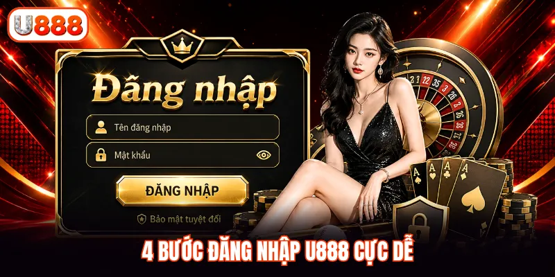 4 bước đăng nhập U888 cực dễ