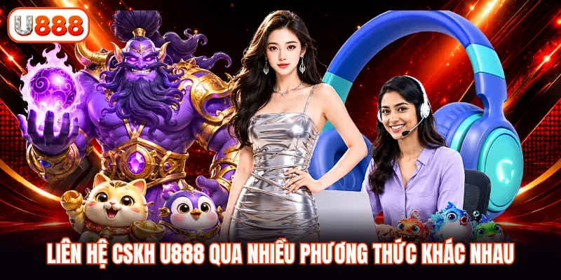 Liên hệ CSKH U888 qua nhiều phương thức khác nhau